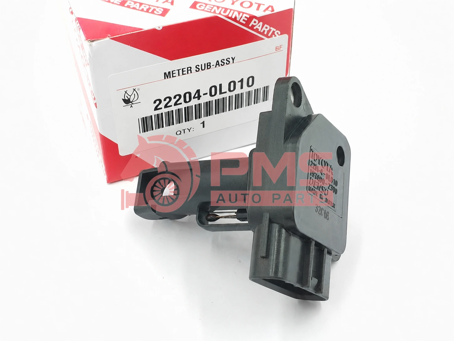 222040L010 TOYOTA / 22204-0L010 / TOYOTA HILUX 2.5TD 2010 RHD AIR MASS SENSOR OEM 222040L010 / 1974004000
