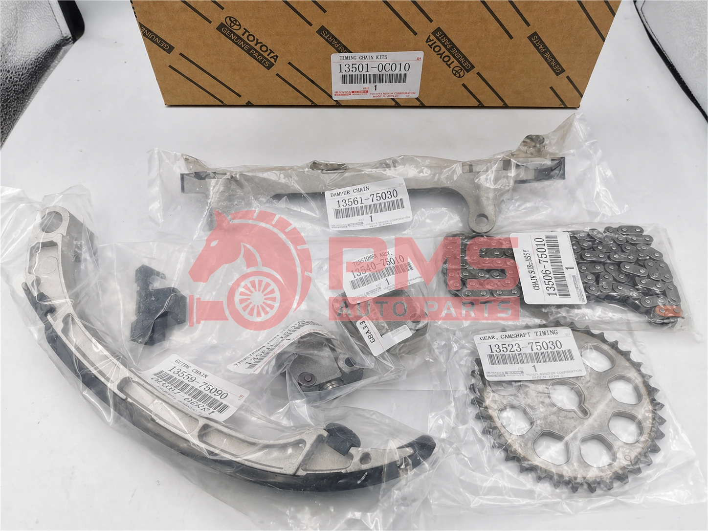 135010C010 TOYOTA / 正时套件 / 13501-0C010 / TIMING CHAIN KIT TOYOTA 1TR-FE FOR LC PRADO HIACE 4RUNNER TACOMA 2.0 LTR 2005-12