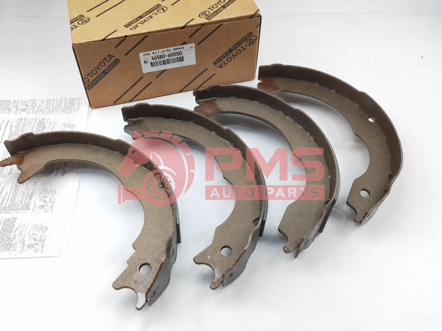 46580-60050 Toyota Land Cruiser Lexus LX470 1996-07 OEM Left Parking Brake Shoe 4658060050