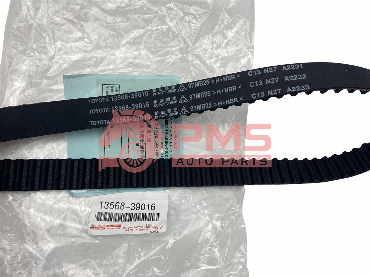 13568-39016 Toyota Land Cruiser Lexus LX470 4.7L 2UZ-FE OEM Timing Belt 1356839016 98-07