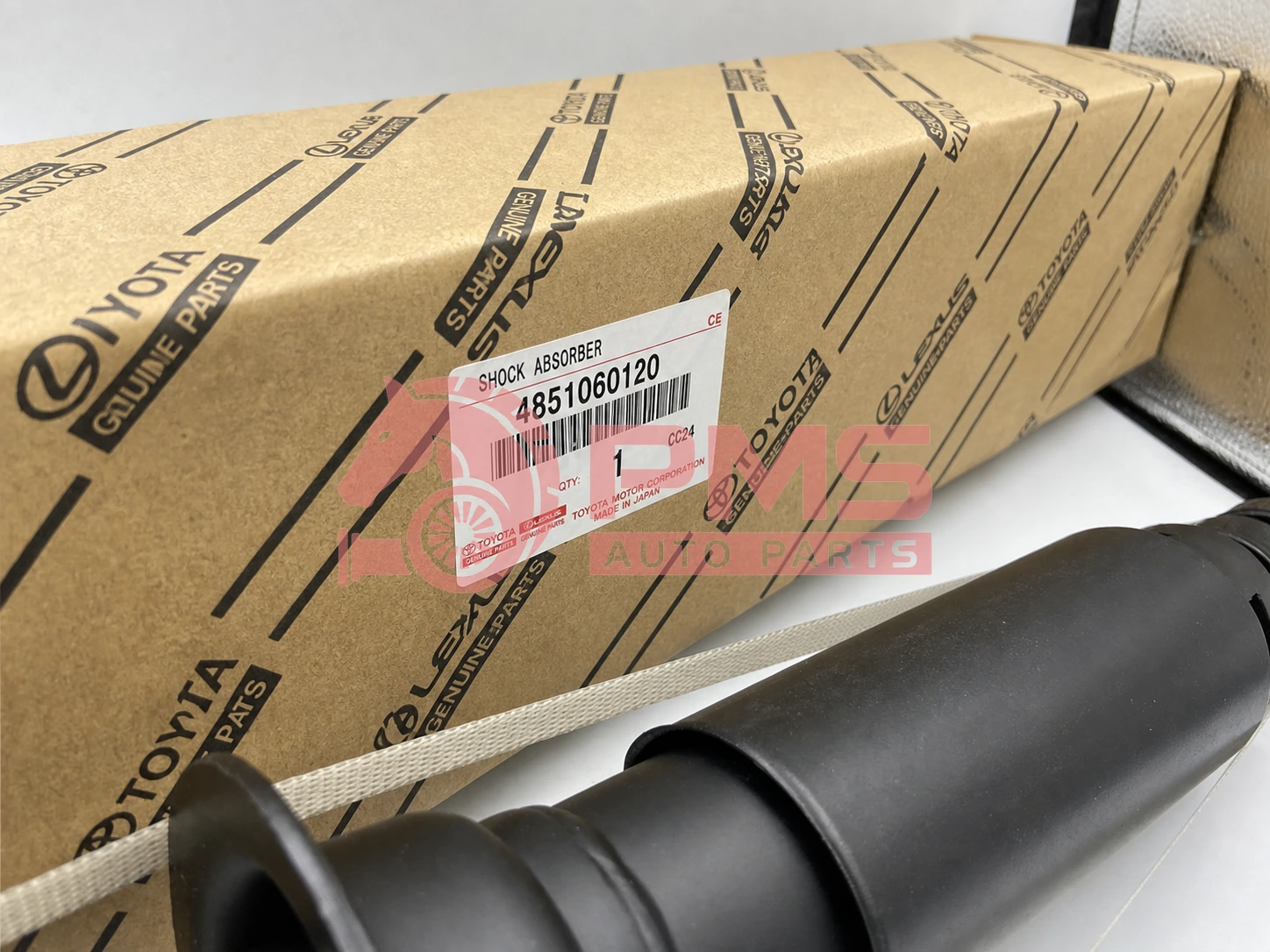 4851060120 TOYOTA / 前减震器 / 48510-60120 / Compatible with Lexus GX470 Toyota Land Cruiser Prado J12 2002-2009 Front Air Shock Absorbers with ADS 4851060120 4851069165